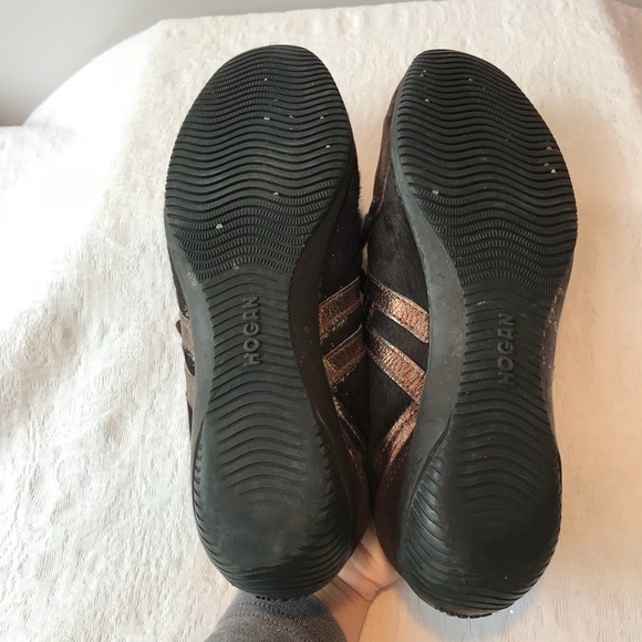 HOGAN Brown Fur Sneakers EU 37 US 7 - Picture 6 of 6
